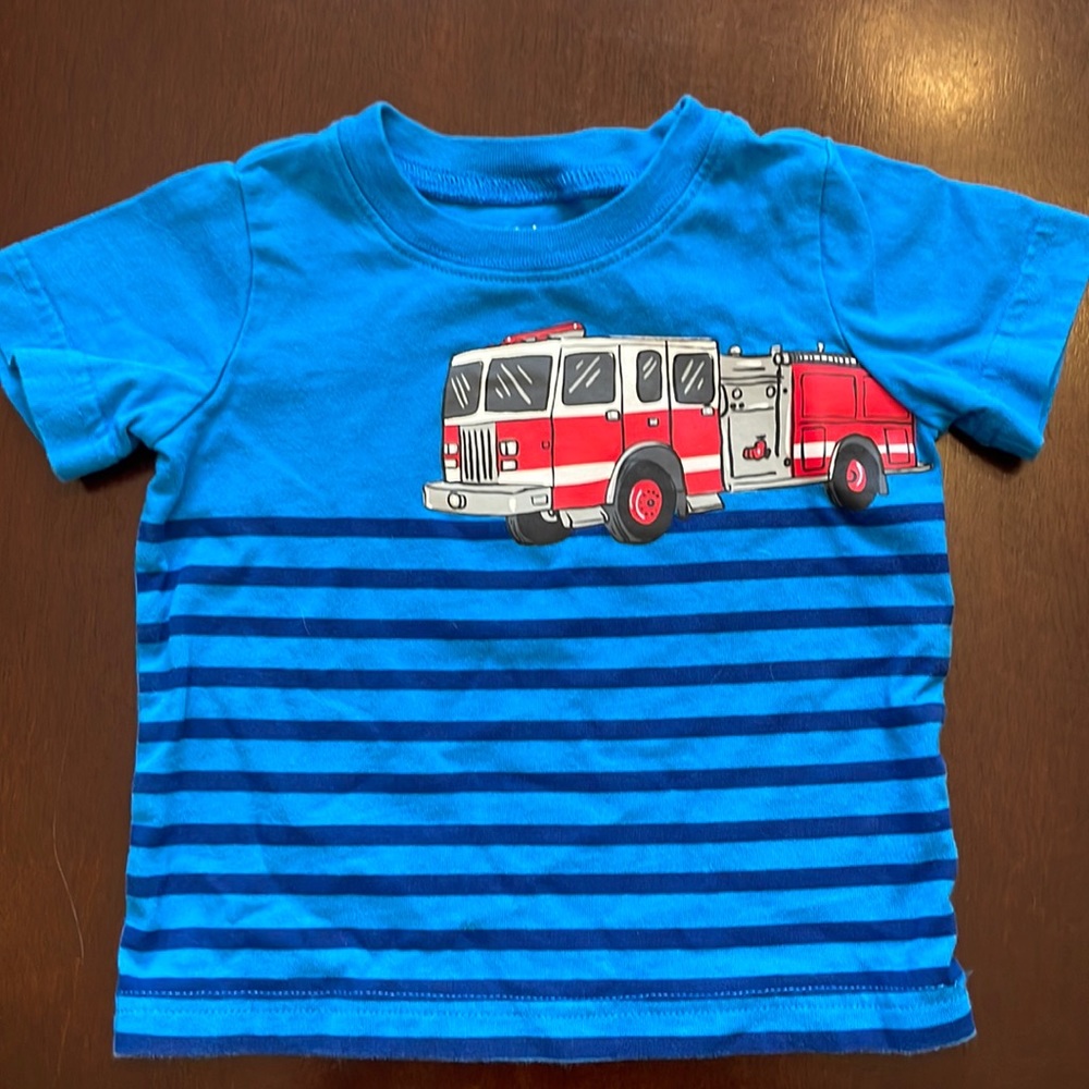 Carter’s fire truck shirt